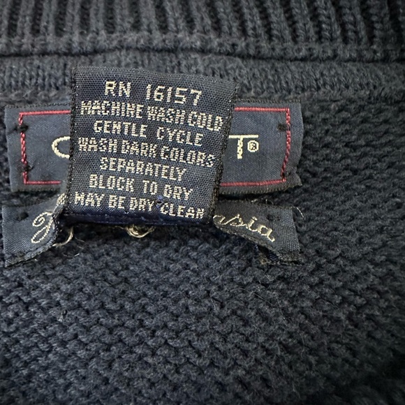 Vintage Gant Men's Sweater Golf Hand Intarsia Sweater Knit Size Large - Picture 5 of 10